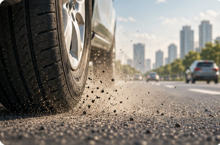 Tyre Dust Pollution environmental story