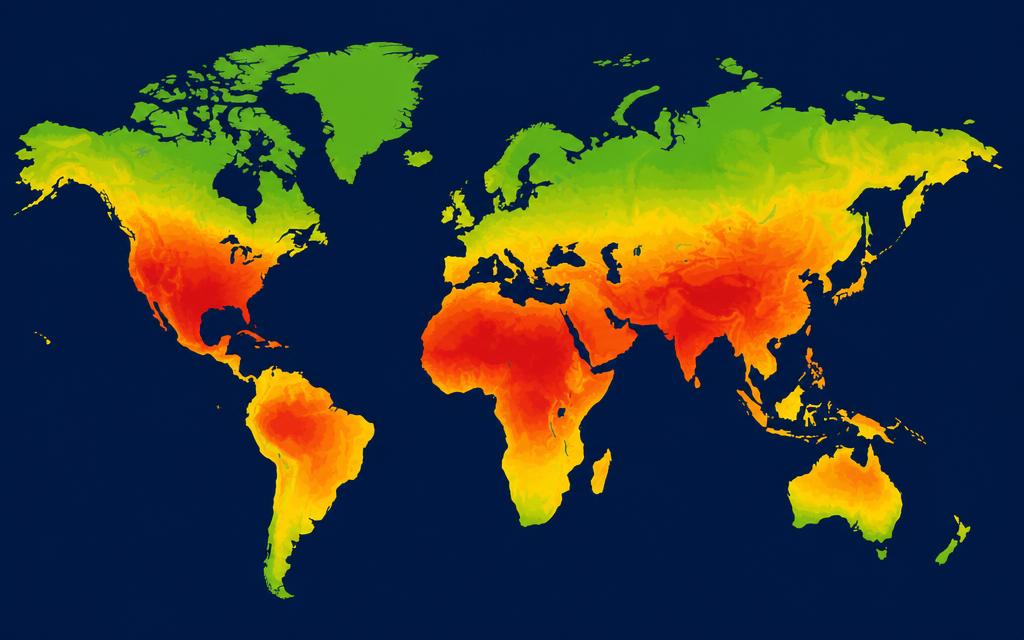 Heat map of the world showing microfiber release intensity by region